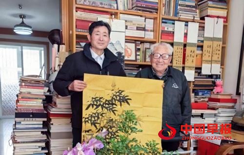 百岁仙翁光前裕后 来露墨竹新安一绝一一读郭因先生“吴来露的为人与竹画”有感(图1)